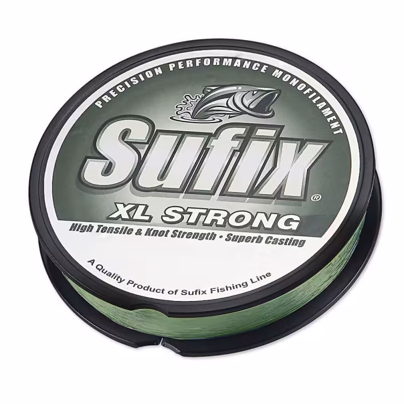 Леска монофильная Sufix XL Strong x10 0.35 мм, 10.3 кг, 100 м, зеленая