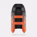 Надувная лодка ПВХ Gladiator E450X, НДНД, оранжевый/темно-серый