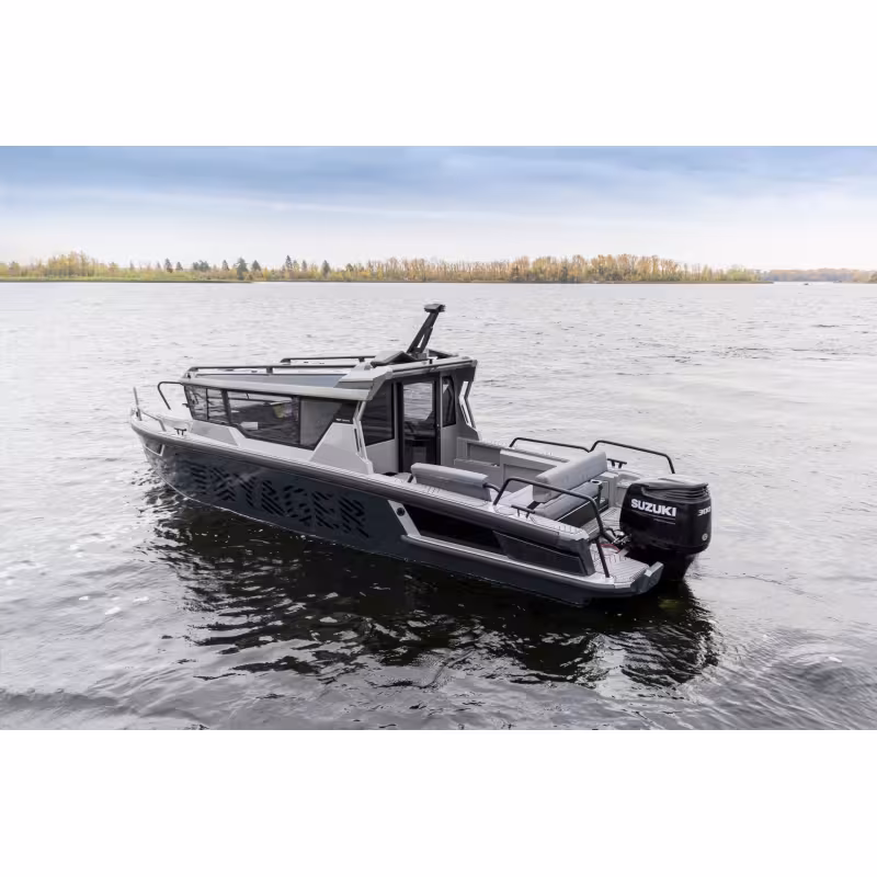 Лодка алюминиевая VBoats Voyager 850 Cabin (85C 01 I524)