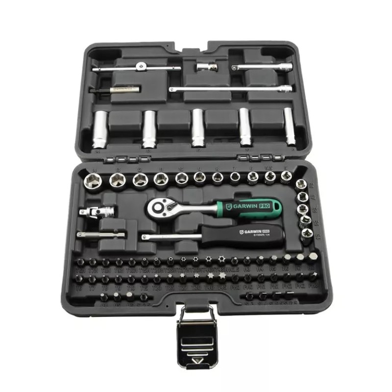 Набор торцевых головок Garwin 642176, 76 предметов
