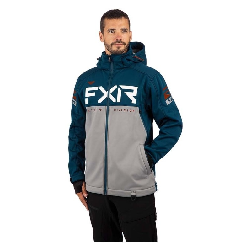 Куртка мужская FXR Helium Ride State/Grey, мембрана Hydrx, серый, размер L, рост 172-178 см