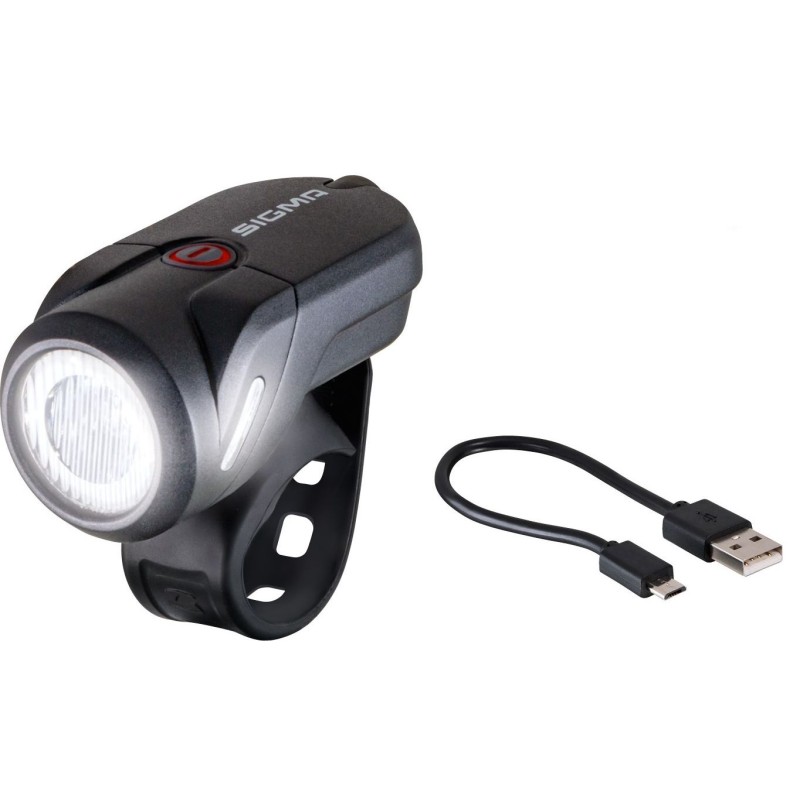 Фонарь велосипедный передний Sigma Sport Aura NSI17350, 35 lm, 2 режима