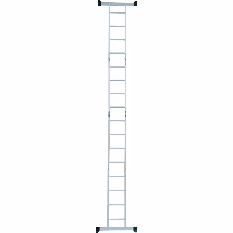 Лестница Новая Высота NV 1320 четырехсекционная алюминиевая, 5.07 м, 4х4 ступеней