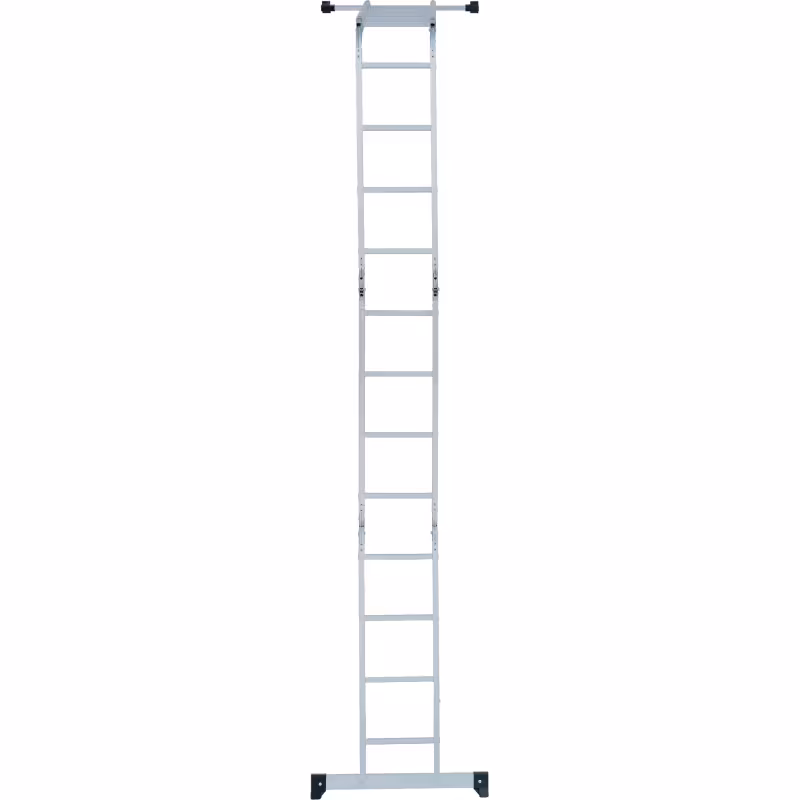 Лестница Новая Высота NV 1320 четырехсекционная алюминиевая, 5.07 м, 4х4 ступеней