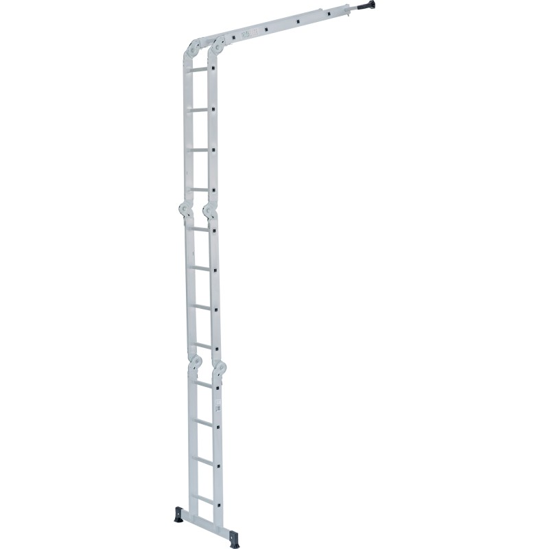 Лестница Новая Высота NV 1320 четырехсекционная алюминиевая, 5.07 м, 4х4 ступеней