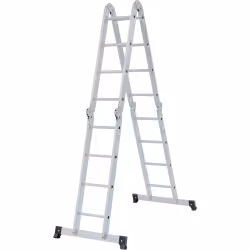 Лестница Новая Высота NV 1320 четырехсекционная алюминиевая, 5.07 м, 4х4 ступеней