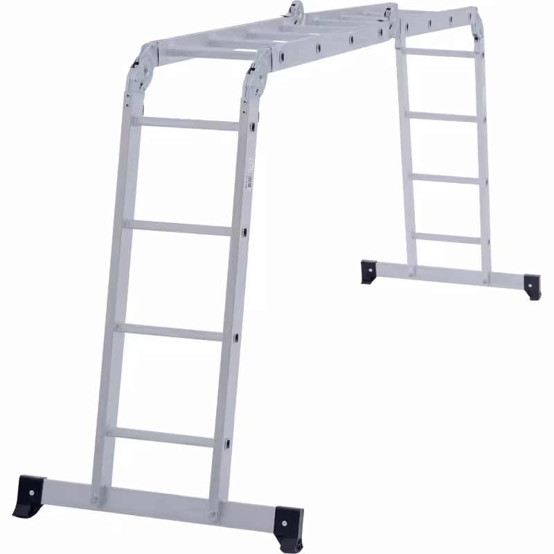 Лестница Новая Высота NV 1320 четырехсекционная алюминиевая, 5.07 м, 4х4 ступеней