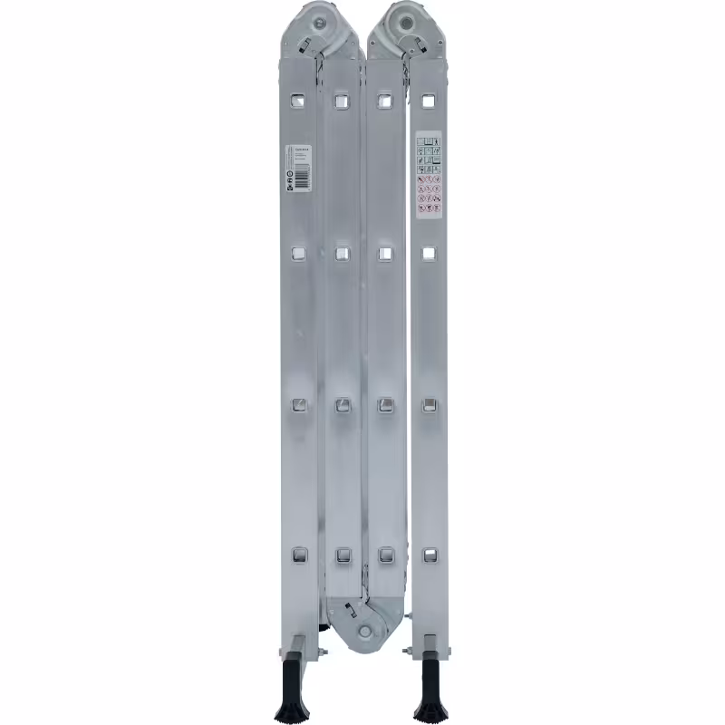 Лестница Новая Высота NV 1320 четырехсекционная алюминиевая, 5.07 м, 4х4 ступеней