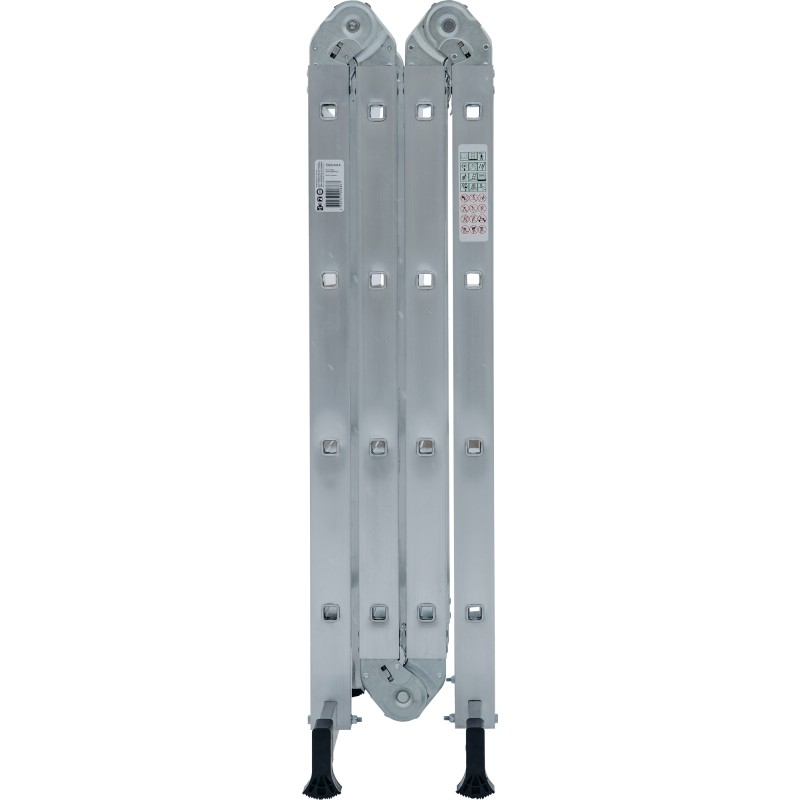 Лестница Новая Высота NV 1320 четырехсекционная алюминиевая, 5.07 м, 4х4 ступеней