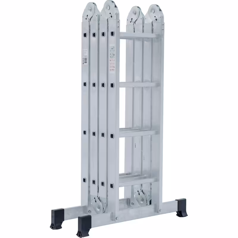 Лестница Новая Высота NV 1320 четырехсекционная алюминиевая, 5.07 м, 4х4 ступеней