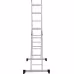 Лестница Новая Высота NV 1320 четырехсекционная алюминиевая, 5.07 м, 4х4 ступеней