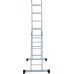 Лестница Новая Высота NV 1320 четырехсекционная алюминиевая, 5.07 м, 4х4 ступеней