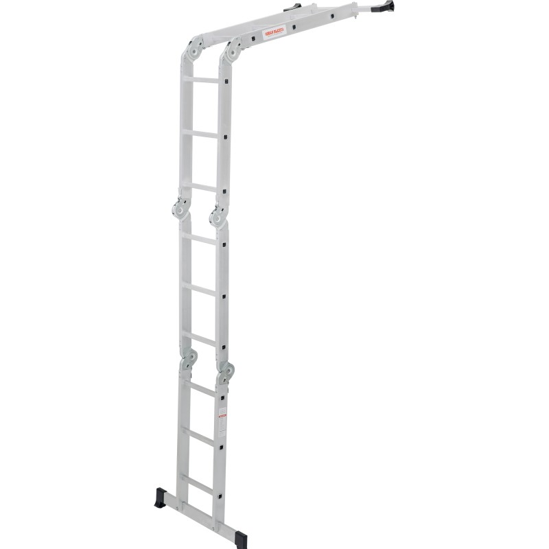 Лестница Новая Высота NV 1320403 четырехсекционная алюминиевая, 4.16 м, 4х3 ступеней