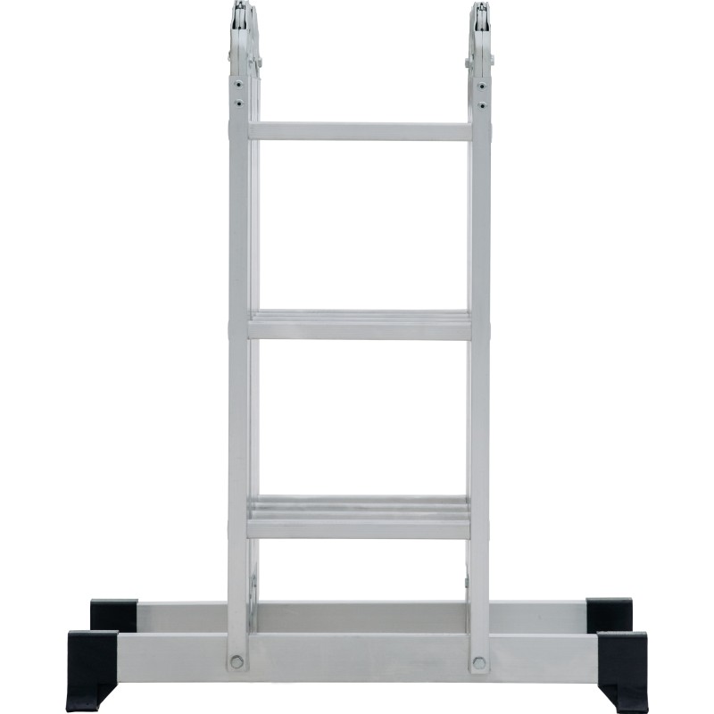 Лестница Новая Высота NV 1320403 четырехсекционная алюминиевая, 4.16 м, 4х3 ступеней