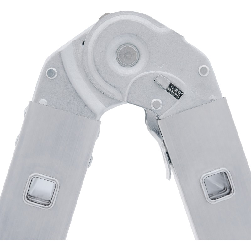 Лестница Новая Высота NV 1320403 четырехсекционная алюминиевая, 4.16 м, 4х3 ступеней