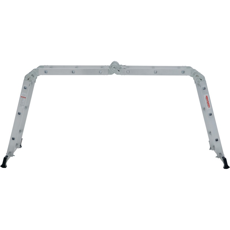 Лестница Новая Высота NV 1320403 четырехсекционная алюминиевая, 4.16 м, 4х3 ступеней