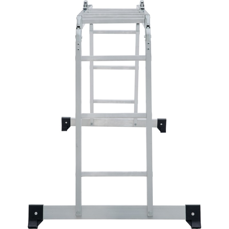 Лестница Новая Высота NV 1320403 четырехсекционная алюминиевая, 4.16 м, 4х3 ступеней