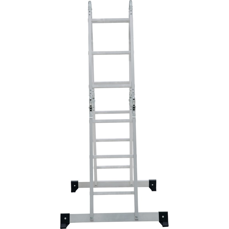 Лестница Новая Высота NV 1320403 четырехсекционная алюминиевая, 4.16 м, 4х3 ступеней