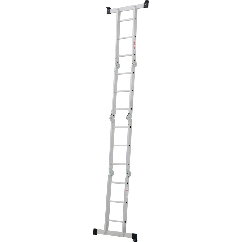 Лестница Новая Высота NV 1320403 четырехсекционная алюминиевая, 4.16 м, 4х3 ступеней