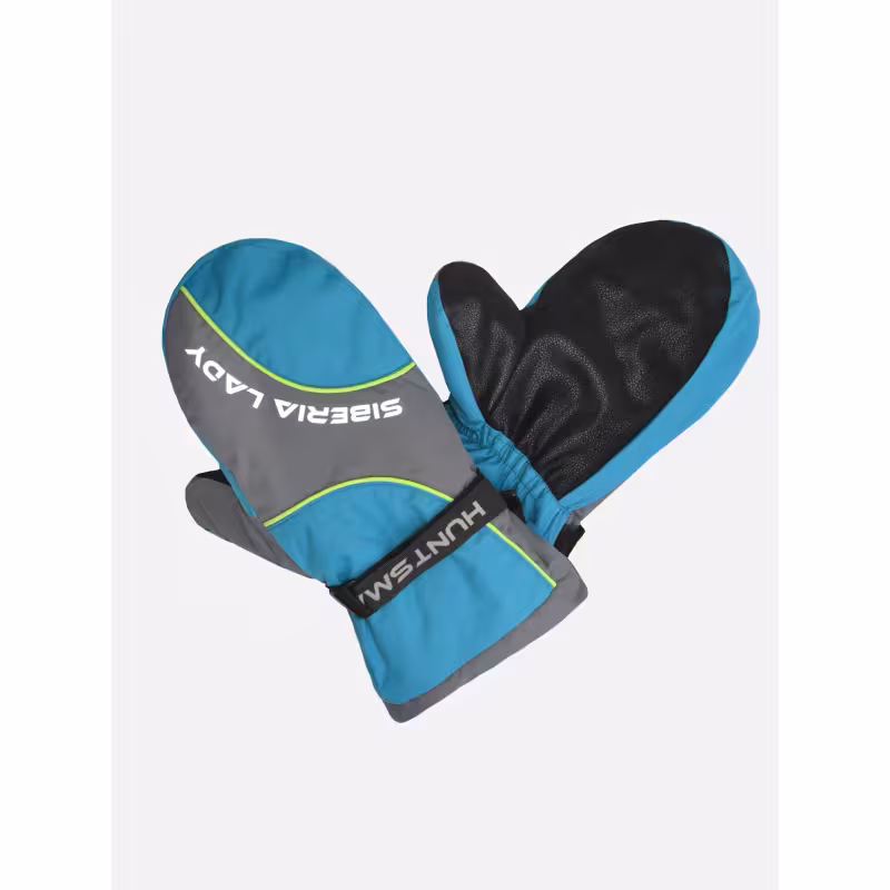 Рукавицы Huntsman (Восток)  Siberia Lady, ткань Breathable, серый/бирюзовый, размер универсальный