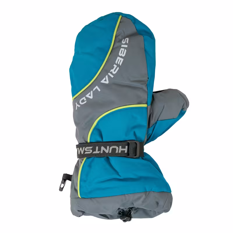 Рукавицы Huntsman (Восток)  Siberia Lady, ткань Breathable, серый/бирюзовый, размер универсальный