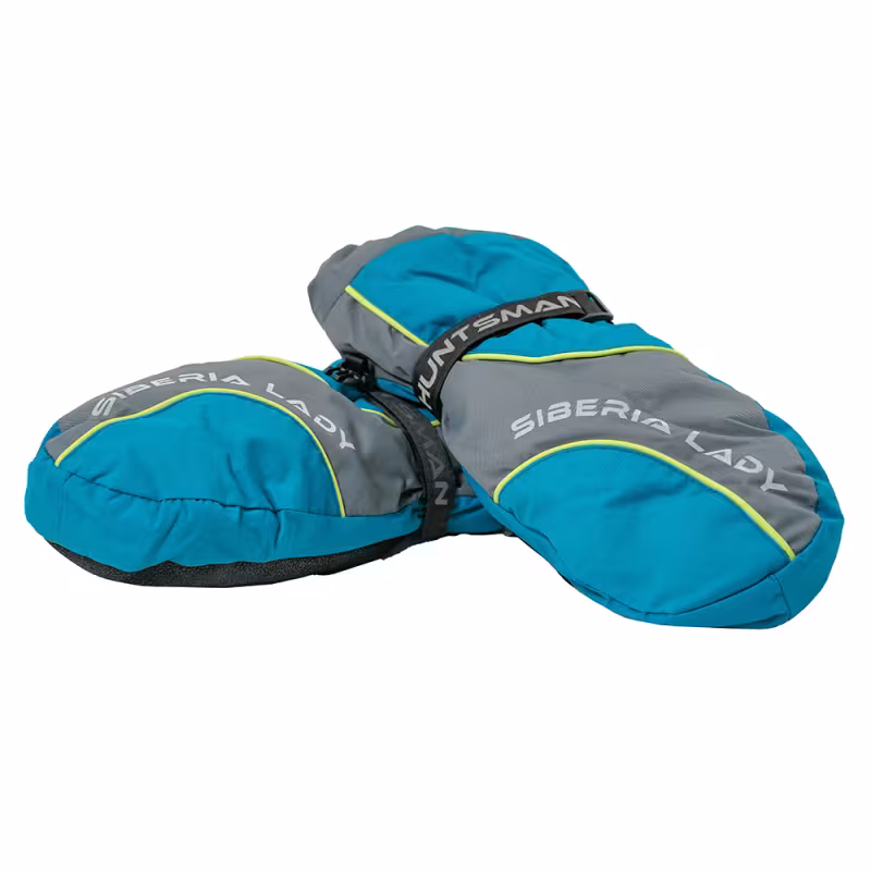 Рукавицы Huntsman (Восток)  Siberia Lady, ткань Breathable, серый/бирюзовый, размер универсальный