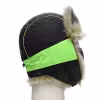 Шапка-ушанка Huntsman Elbrus, Hit Membrane, черный/зеленый, 56-58 см