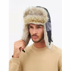 Шапка-ушанка Huntsman Канада, Finlandia, серый/черный, размер 56-58