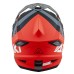 Мотошлем Ataki JK801 Valor, красный/серый матовый, размер L