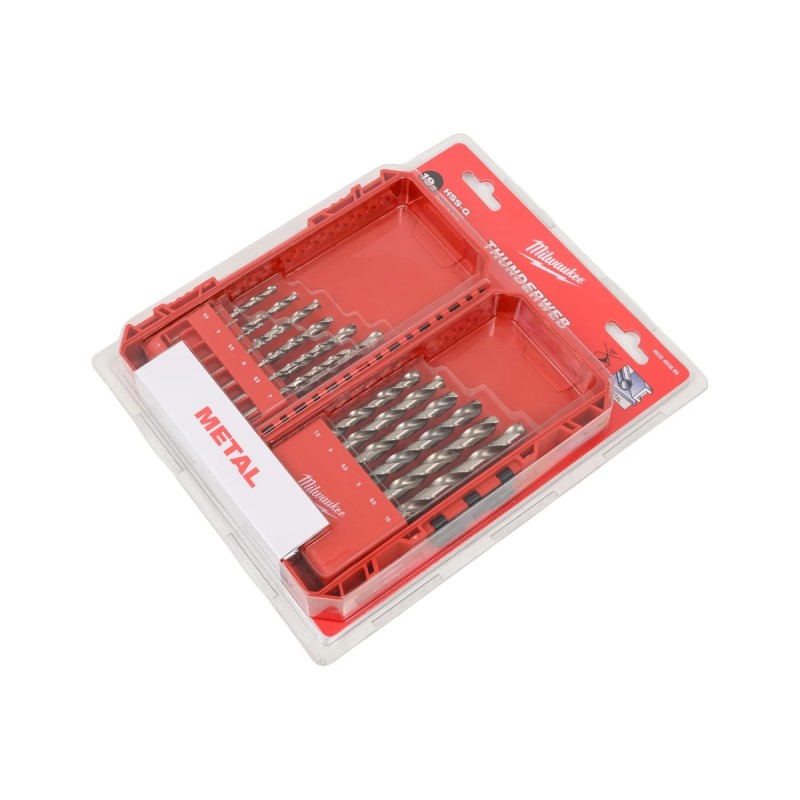 Набор сверл по металлу Milwaukee Thunderweb HSS-G, 19 шт