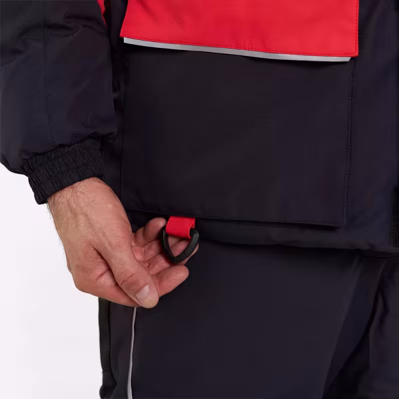 Коcтюм мужской Finntrail Nordy 3757 Red, мембрана Hard-Tex, красный/черный, размер 42-44 (XS), 160-170 см