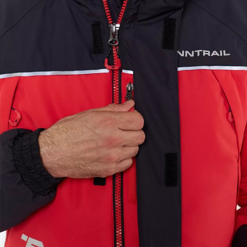 Коcтюм мужской Finntrail Nordy 3757 Red, мембрана Hard-Tex, красный/черный, размер 62-64 (XLK), 180-190 см