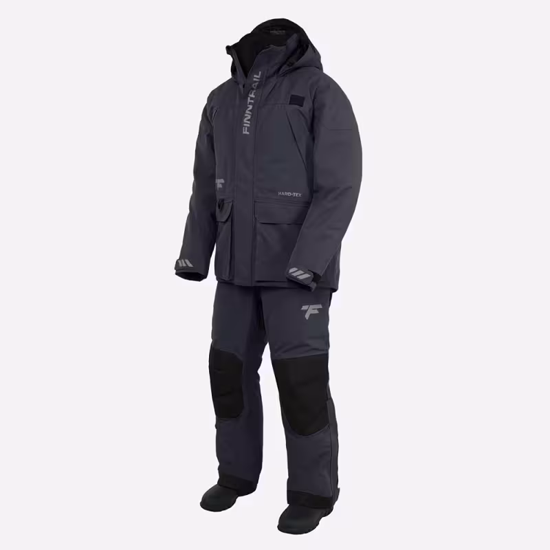 Костюм мужской Finntrail Outback 3753 DarkGrey, мембрана Hard-Tex, серый, размер 58-60 (LK), 175-185 см