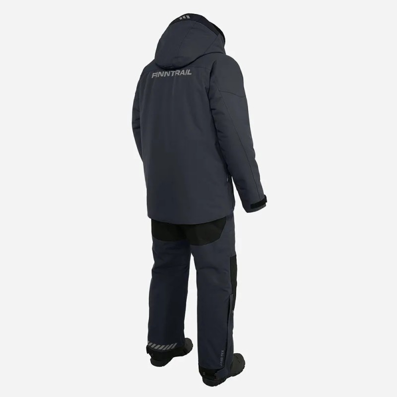 Костюм мужской Finntrail Outback 3753 DarkGrey, мембрана Hard-Tex, серый, размер 58-60 (LK), 175-185 см