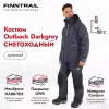 Костюм мужской Finntrail Outback 3753 Темно-серый (DarkGrey), Hard-Tex, размер XLK, 180-190 см