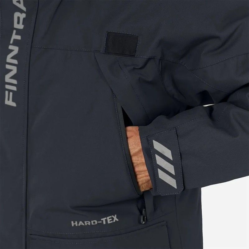 Костюм мужской Finntrail Outback 3753 DarkGrey, мембрана Hard-Tex, серый, размер 62-64 (XLK), 180-190  см
