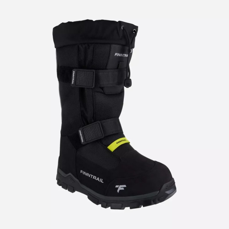 Сапоги мужские Finntrail Touring 5230 GraphiteYellow, черный/желтый, размер 41