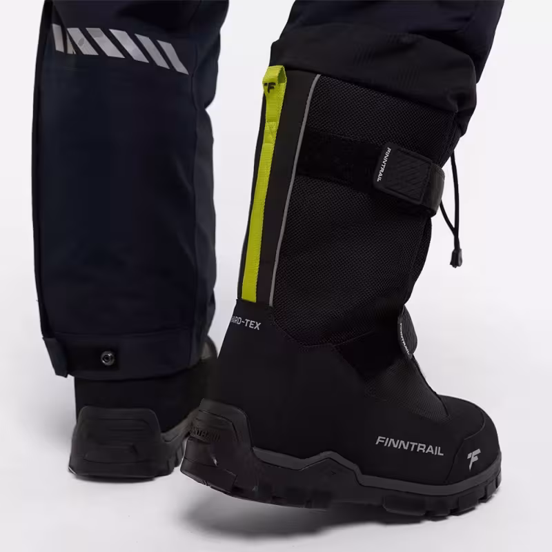 Сапоги мужские Finntrail Touring 5230 GraphiteYellow, черный/желтый, размер 41