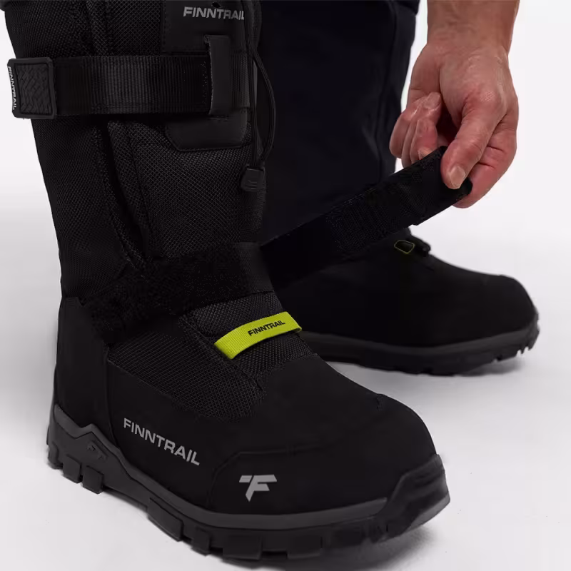 Сапоги мужские Finntrail Touring 5230 GraphiteYellow, черный/желтый, размер 43