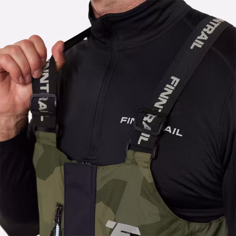 Коcтюм мужской Finntrail Nordy 3757 CamoShadowGreen, мембрана Hard-Tex, зеленый/черный, размер 54-56 (MK), 170-180 см