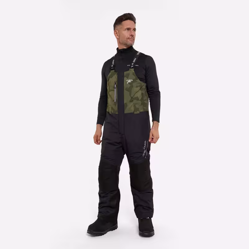 Коcтюм мужской Finntrail Nordy 3757 CamoShadowGreen, мембрана Hard-Tex, зеленый/черный, размер 50-52 (L), 175-185 см