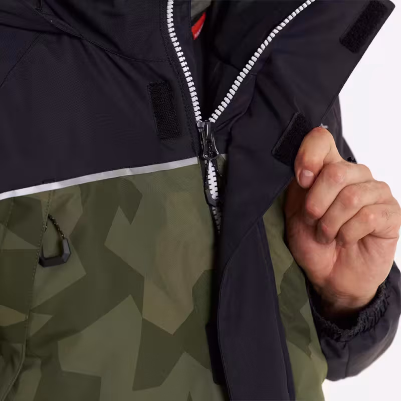 Коcтюм мужской Finntrail Nordy 3757 CamoShadowGreen, мембрана Hard-Tex, зеленый/черный, размер 54-56 (XL), 180-190 см