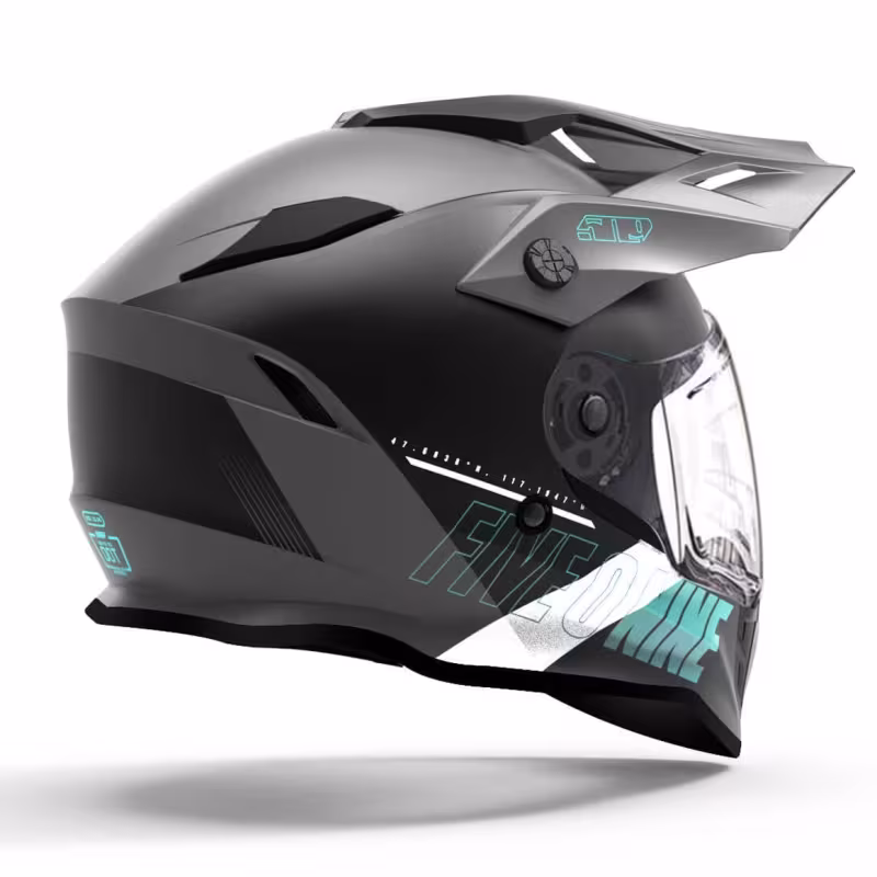 Мотошлем зимний с подогревом 509 Delta R3L, черный/серый, размер M