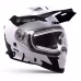 Мотошлем зимний с подогревом 509 Delta R3L Storm Chaser, белый/черный, размер SM