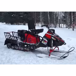 Мотобуксировщик Бурлак Страйк 20 л.с., электрозапуск + лыжный модуль