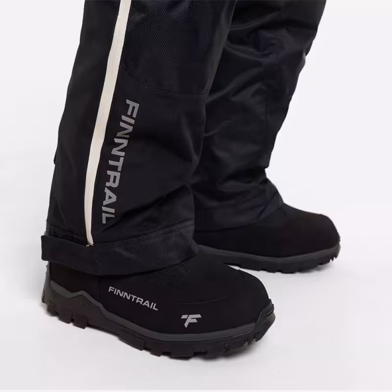 Комбинезон-поплавок мужской Finntrail Float 3902 Graphite, мембрана Hard-tex, черный, размер 50-52 (L), 175-185 см