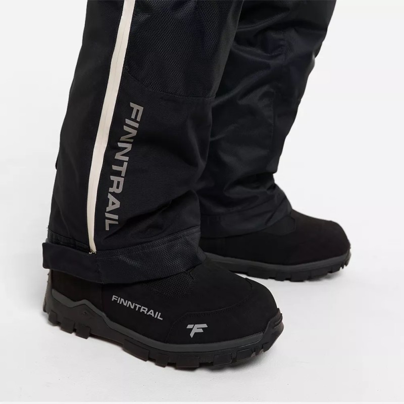 Комбинезон-поплавок мужской Finntrail Float 3902 Graphite, мембрана Hard-tex, черный, размер 58-60 (XXL), 185-195 см