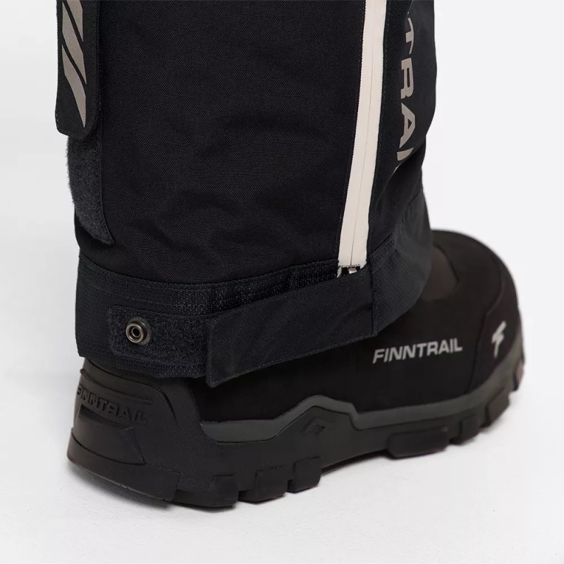 Комбинезон-поплавок мужской Finntrail Float 3902 Graphite, мембрана Hard-tex, черный, размер 58-60 (XXL), 185-195 см