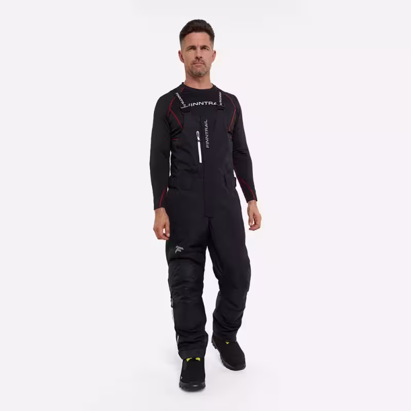 Коcтюм мужской Finntrail Powerman suit 3752 Graphite, мембрана Hard-tex, черный, размер 42-44 (XS), 160-170 см