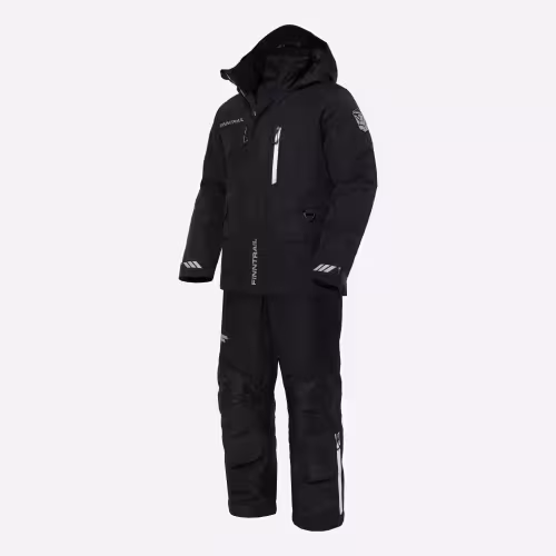 Коcтюм мужской Finntrail Powerman suit 3752 Graphite, мембрана Hard-tex, черный, размер 48-50 (M), 170-180 см